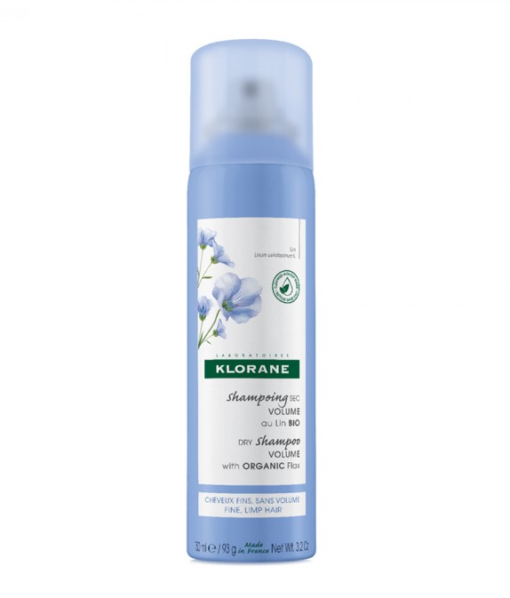 Klorane Shampoing Sec Volume au Lin Bio Spray 150ml